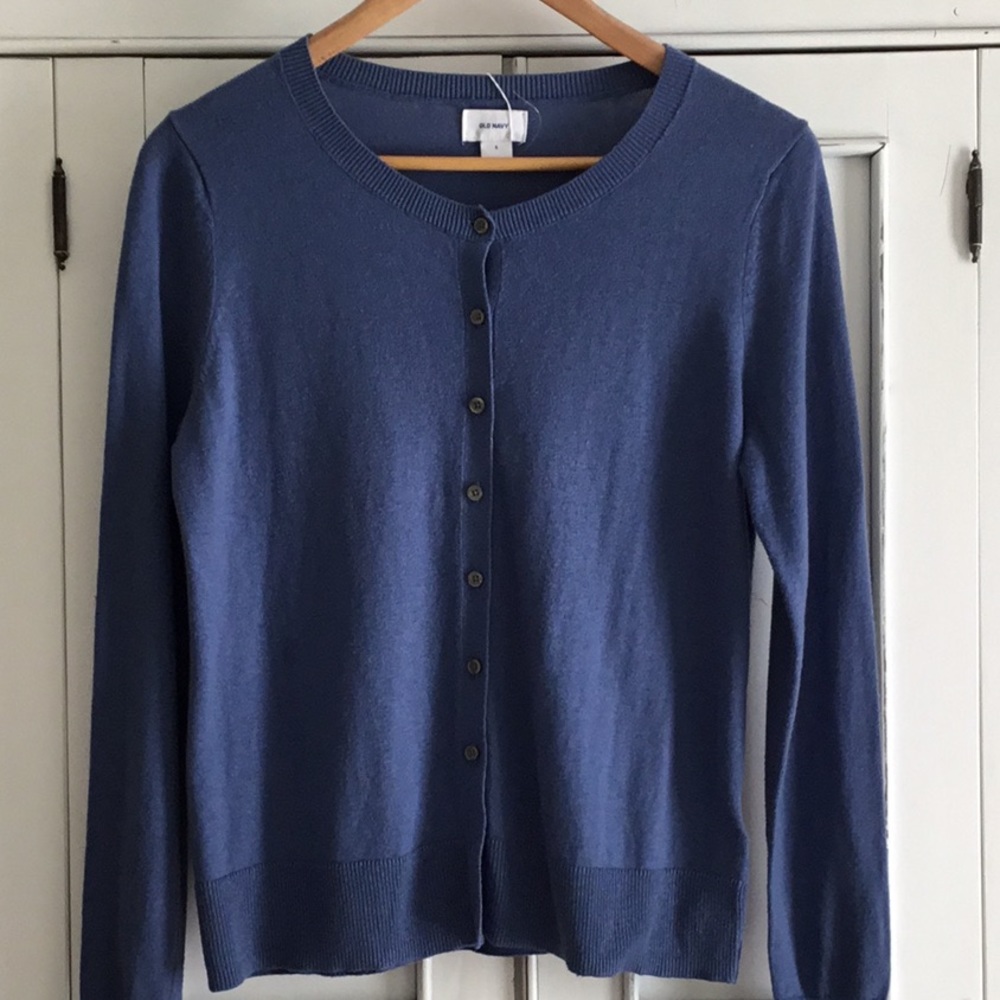 Old Navy Blue Cardigan Size S